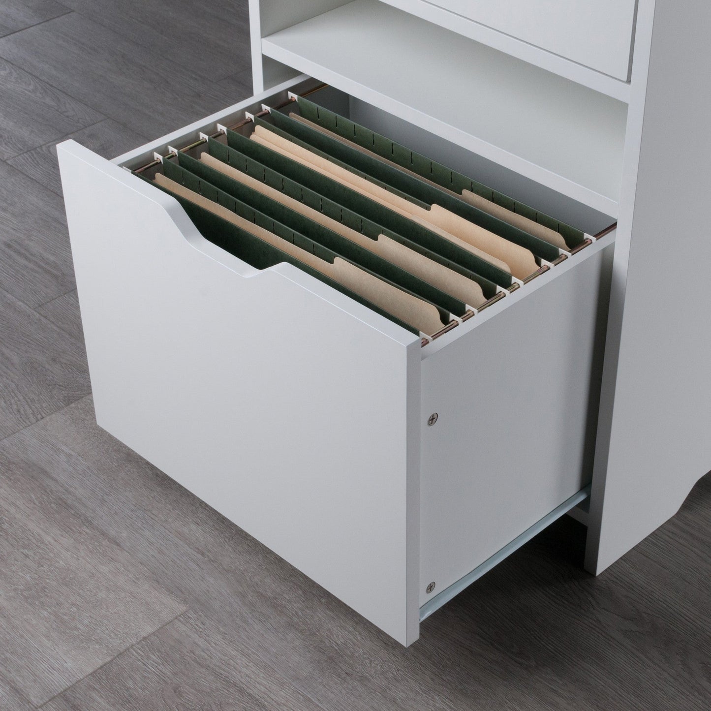 Nova Filing Storage Cabinet, White