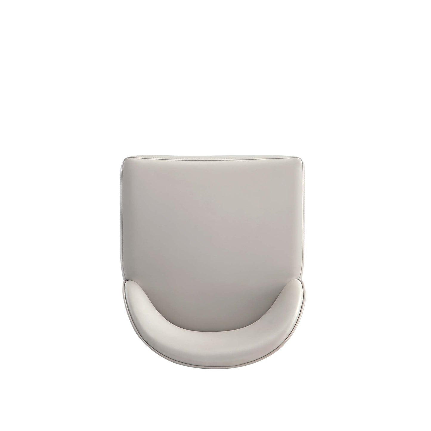 Manhattan Comfort Hillman Modern Leatherette and Velvet Upholstered Dining Chair in Light Grey - Set of 4 2-DC087-LG