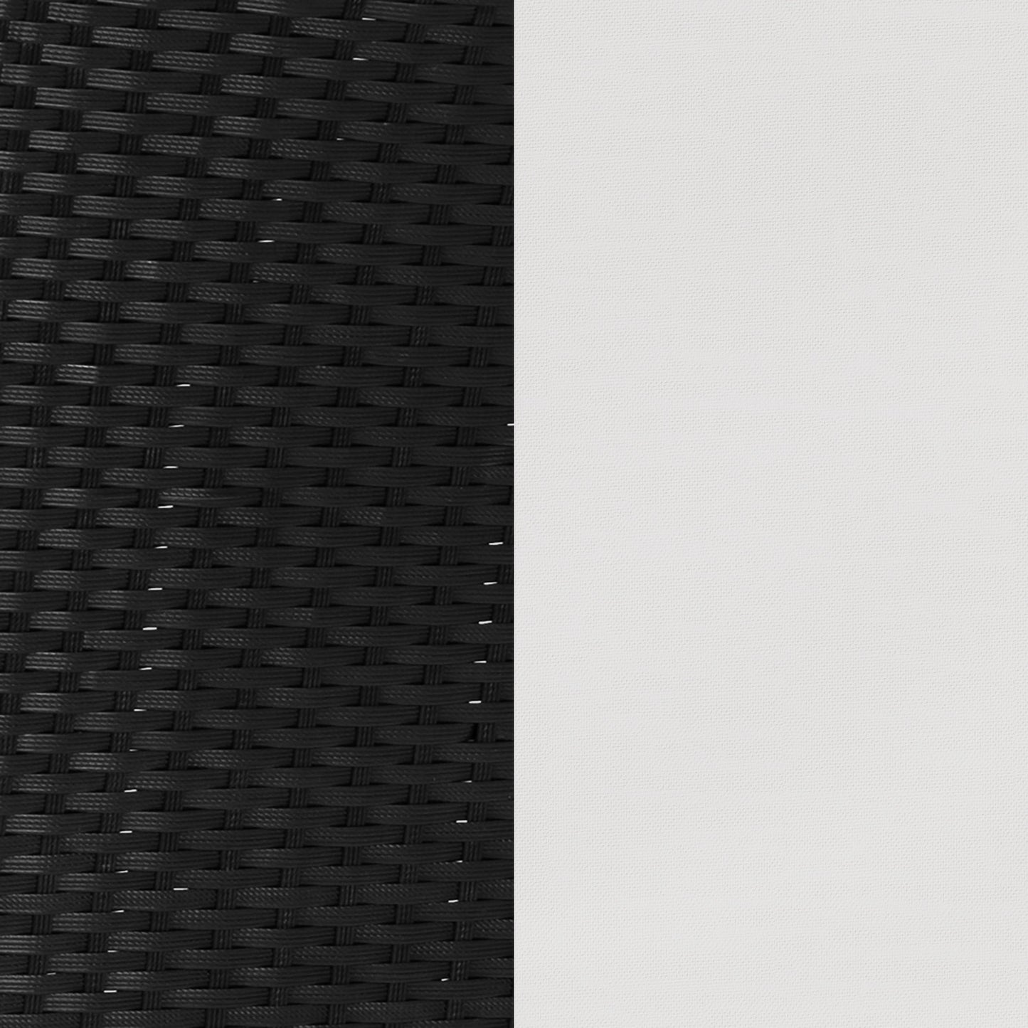 2PK Black Patio Chairs 2-TW-3WBE073-CU01CR-BK-GG