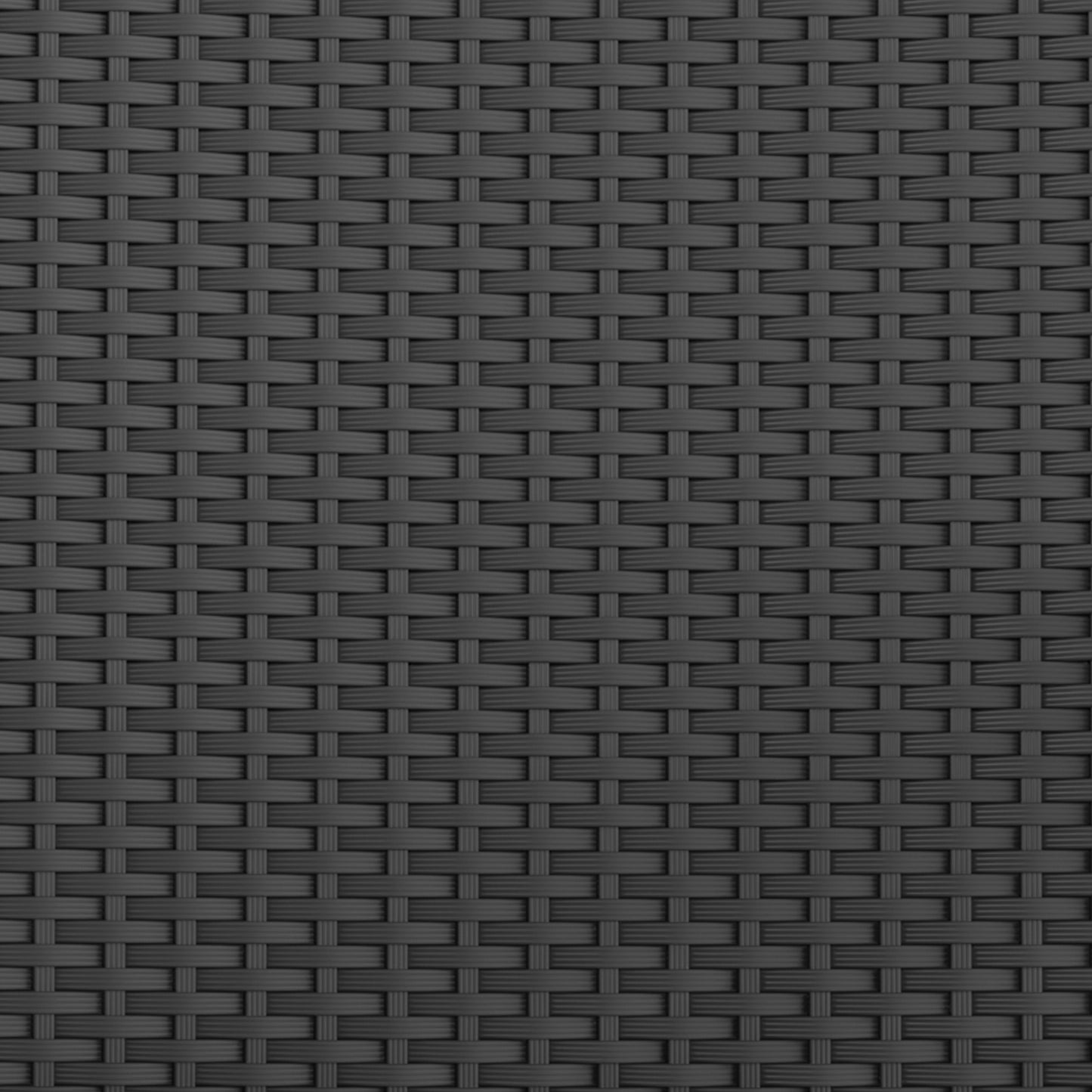 Modern Indoor/Outdoor Stackable Wicker Patio Chairs with Arms - Set of 2