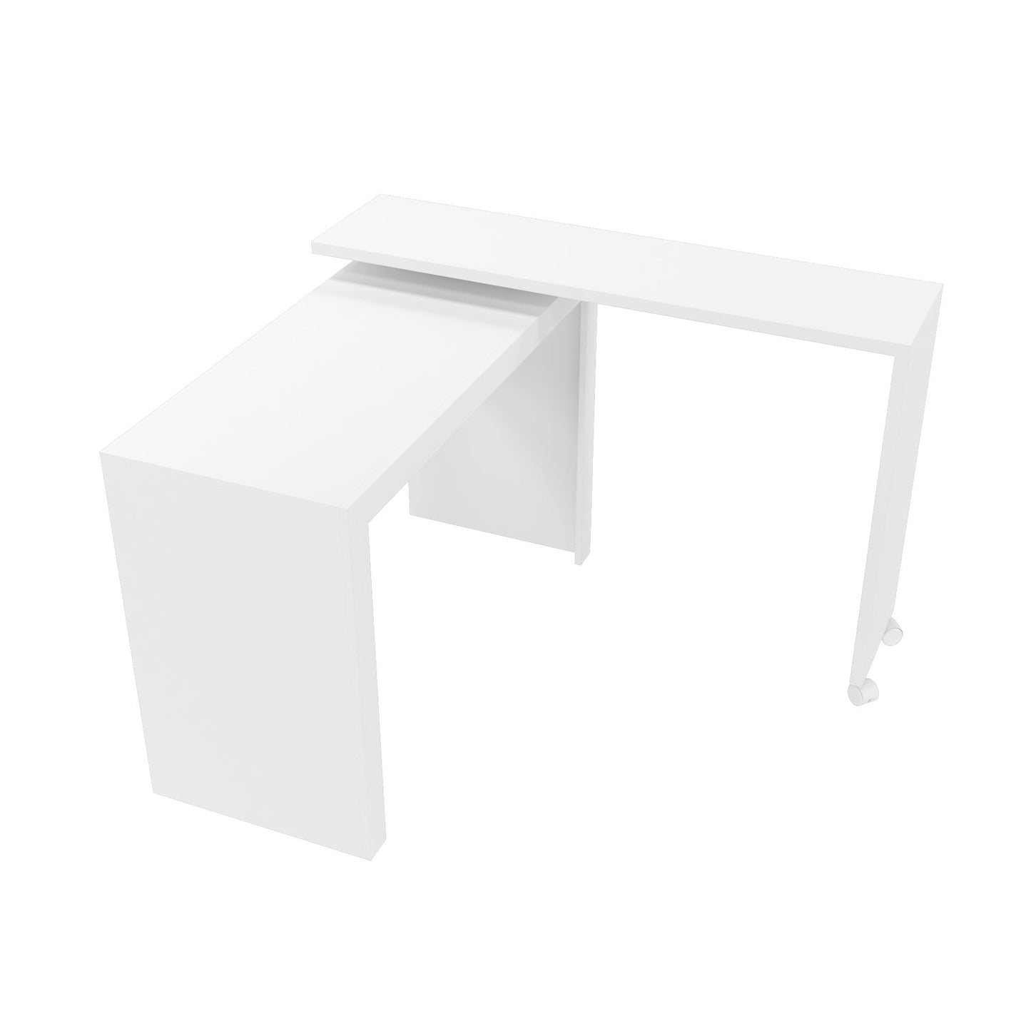 Manhattan Comfort Innovative Calabria Nested Desk in White 33AMC6