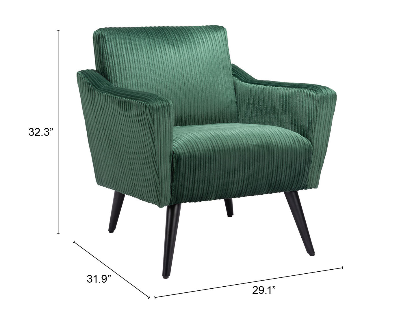 Bastille Accent Chair Green