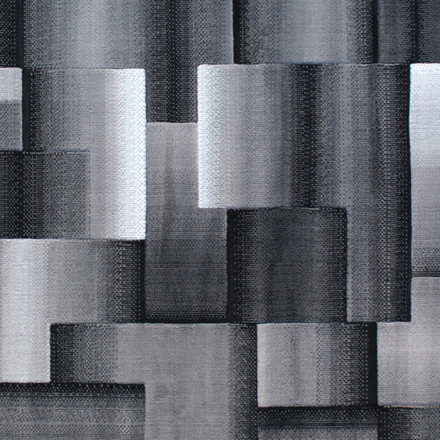 5x7 Gray Block Area Rug ACD-RGTRZ861-57-GY-GG