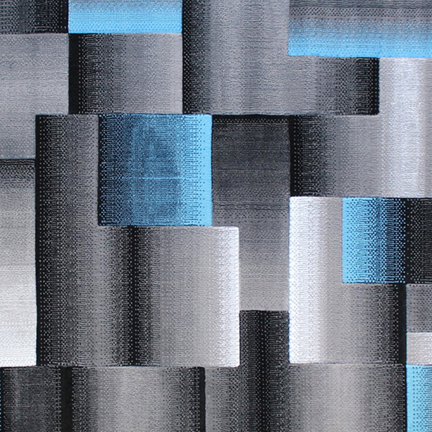 6x9 Blue Block Area Rug ACD-RGTRZ861-69-BL-GG