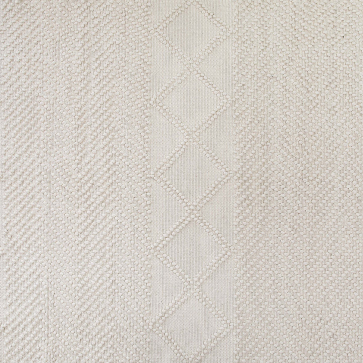 5'x7' Ivory & White Area Rug CI-20-9450A-57-CR-GG