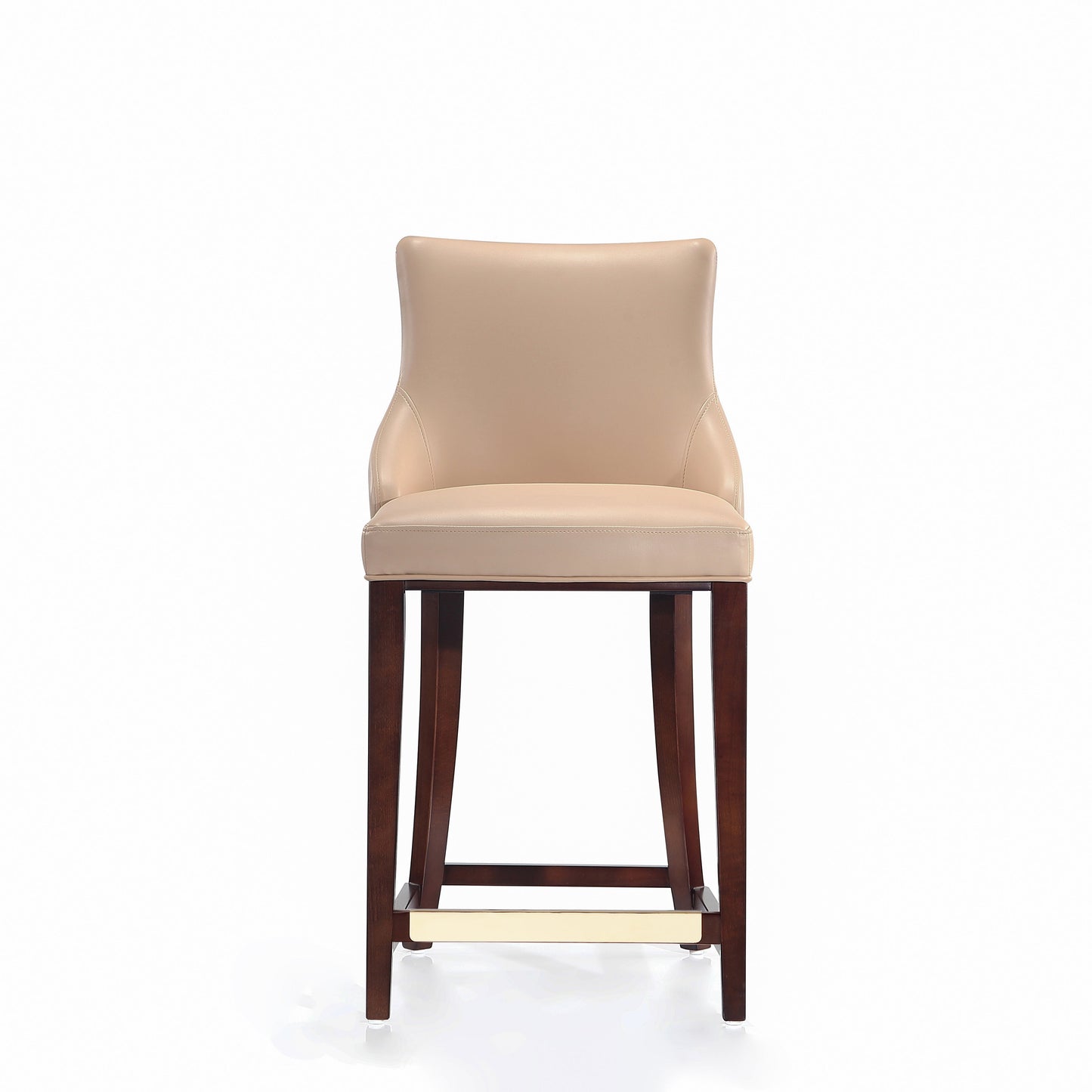Manhattan Comfort Modern Shubert Barstool and Counter Stool with Beech Wood Legs