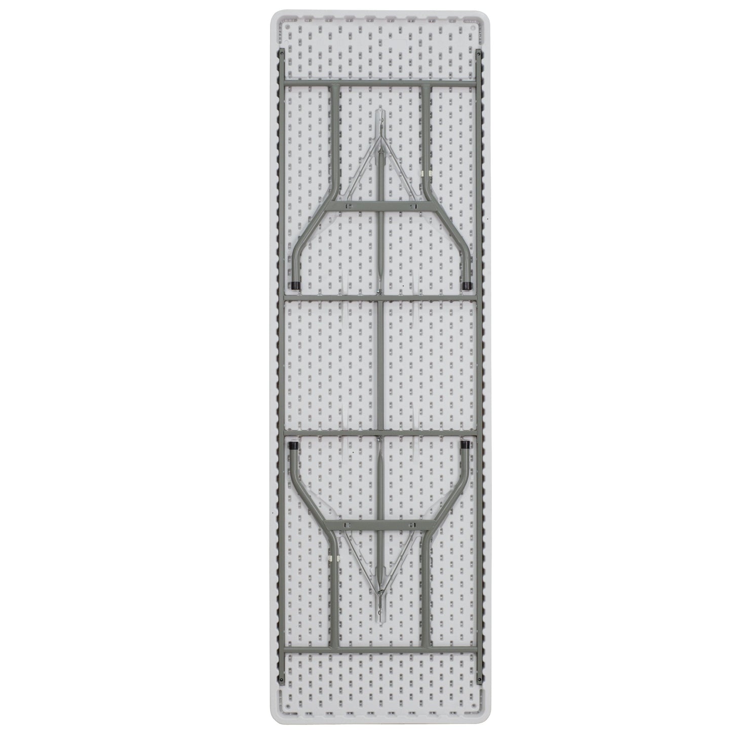 30x96 White Plastic Fold Table DAD-YCZ-244-GW-GG