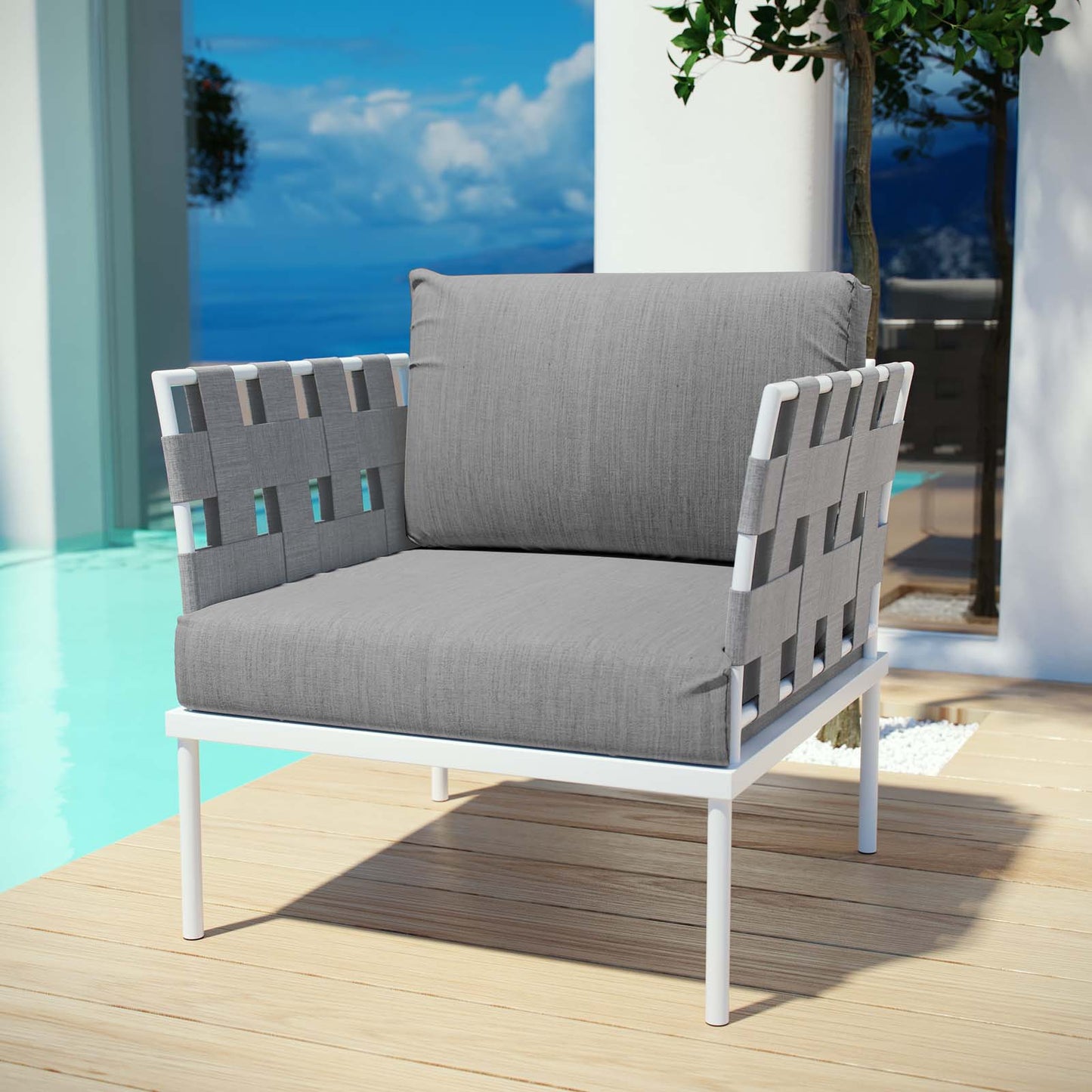 Harmony Outdoor Patio Aluminum Chair
