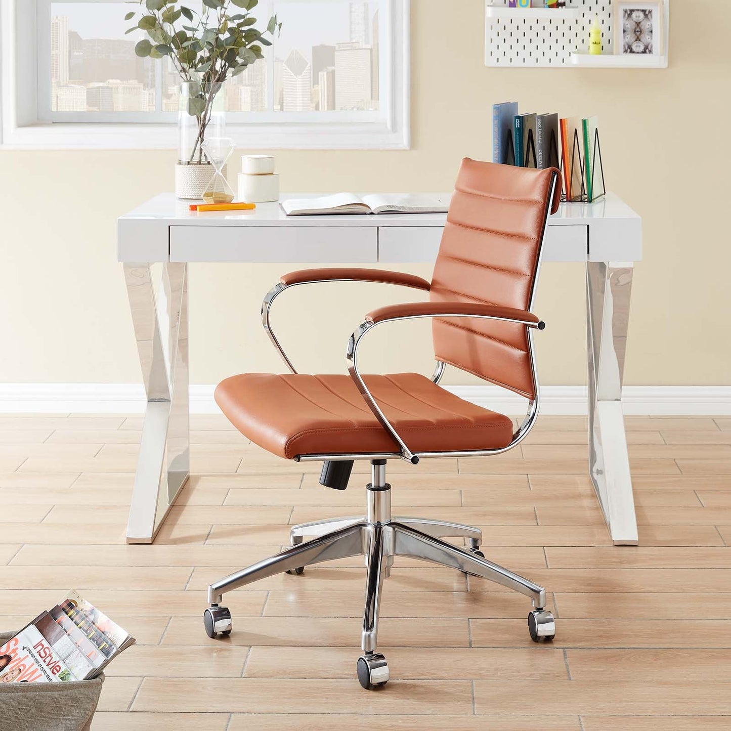 Jive Armless and Highback Mid Back Office Chair