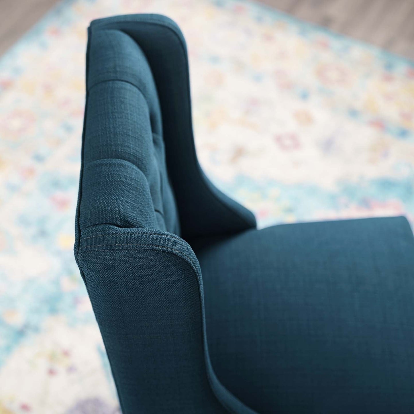 Baronet Tufted Button Upholstered Fabric Counter Stool by Modway EEI-3739-AZU