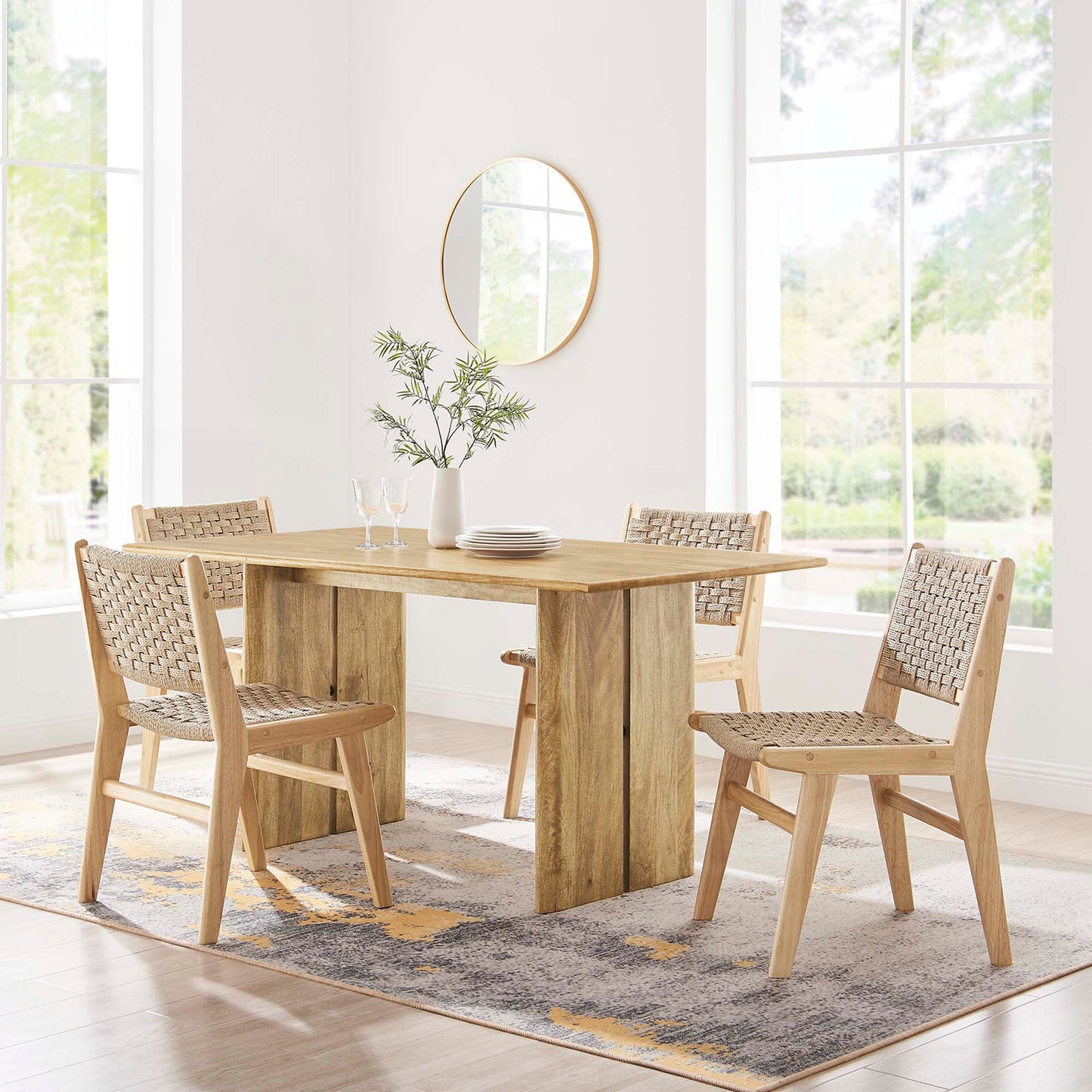 Amistad 60" Wood Dining Table by Modway EEI-6338-OAK
