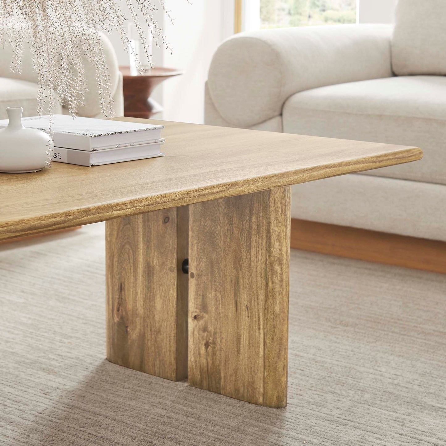 Amistad Wood Coffee Table by Modway EEI-6341-OAK