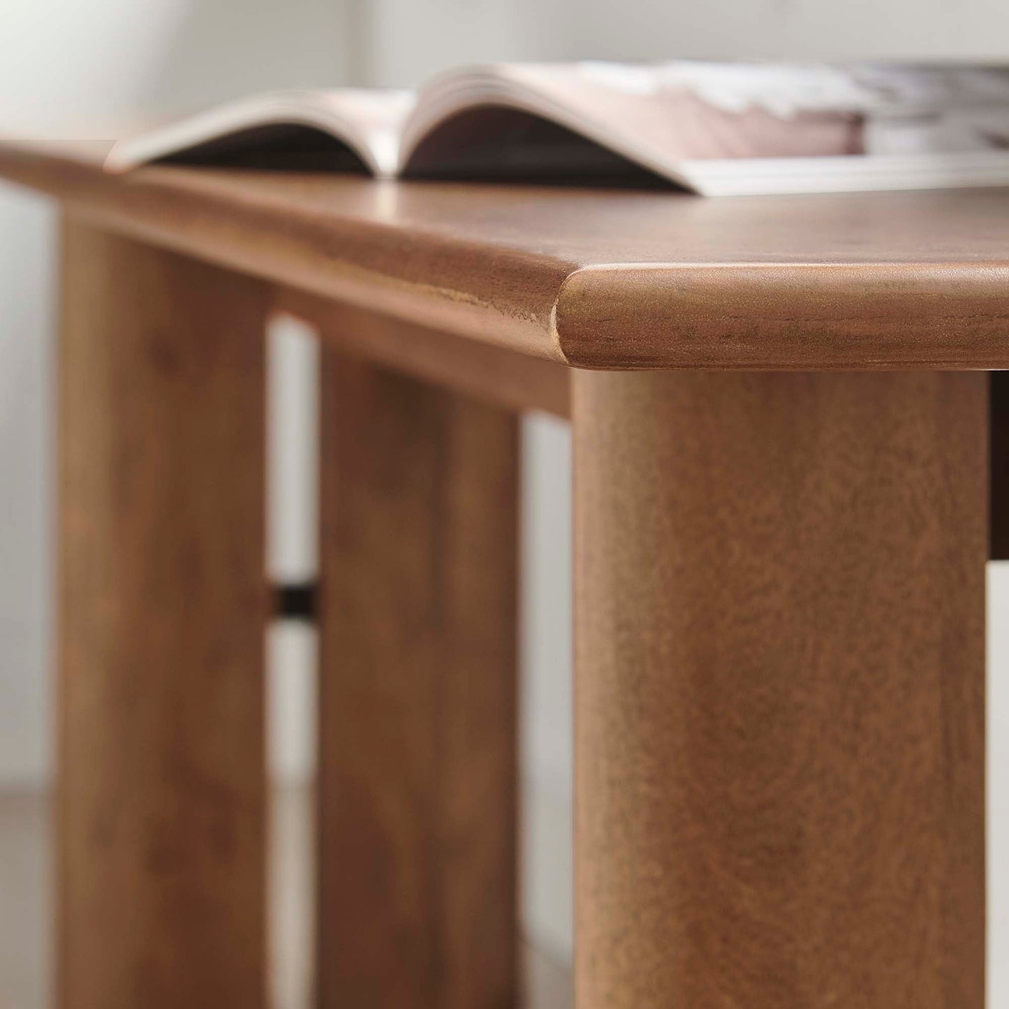 Amistad 72" Wood Bench by Modway EEI-6345-WAL