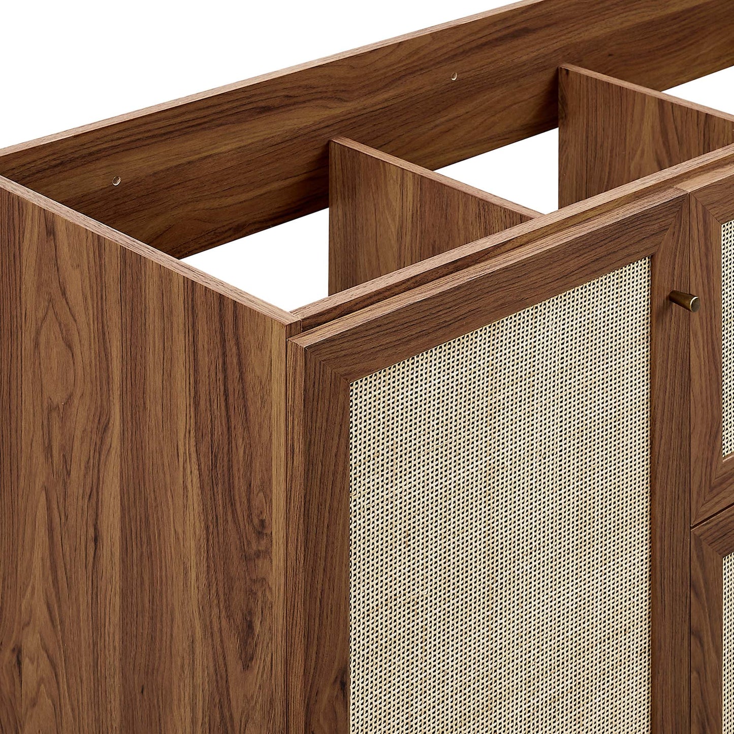 Soma 48” Single or Double Sink Compatible Bathroom Vanity Cabinet (Sink Basin Not Included) by Modway EEI-6589-WAL