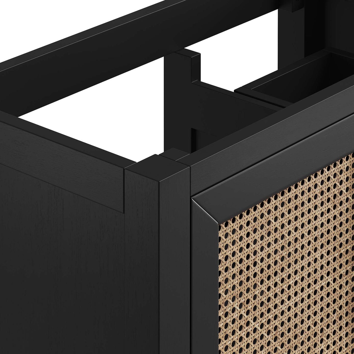 Dixie 36” Solid Wood Bathroom Vanity Cabinet (Sink Basin Not Included) by Modway EEI-6626-BLK