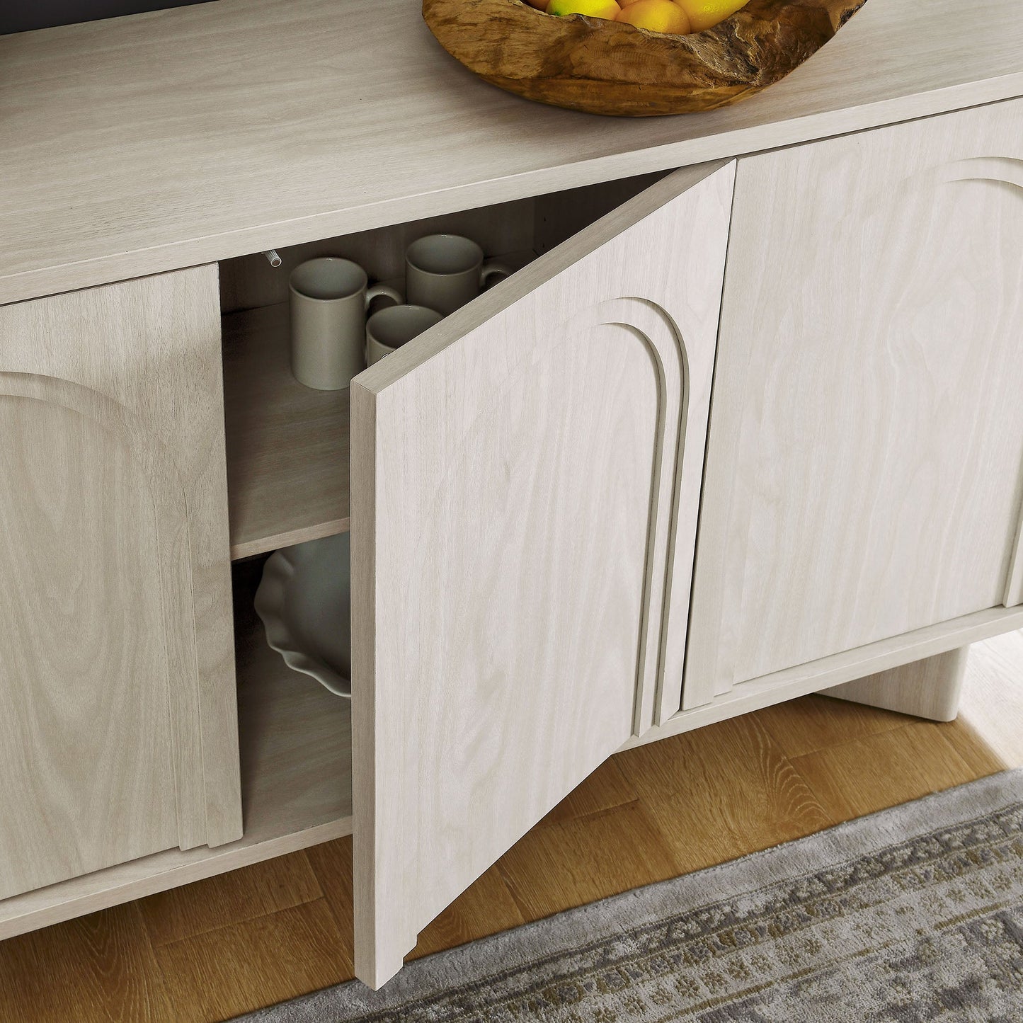 Flux Arched 3-Door Sideboard by Modway EEI-7039-WWA
