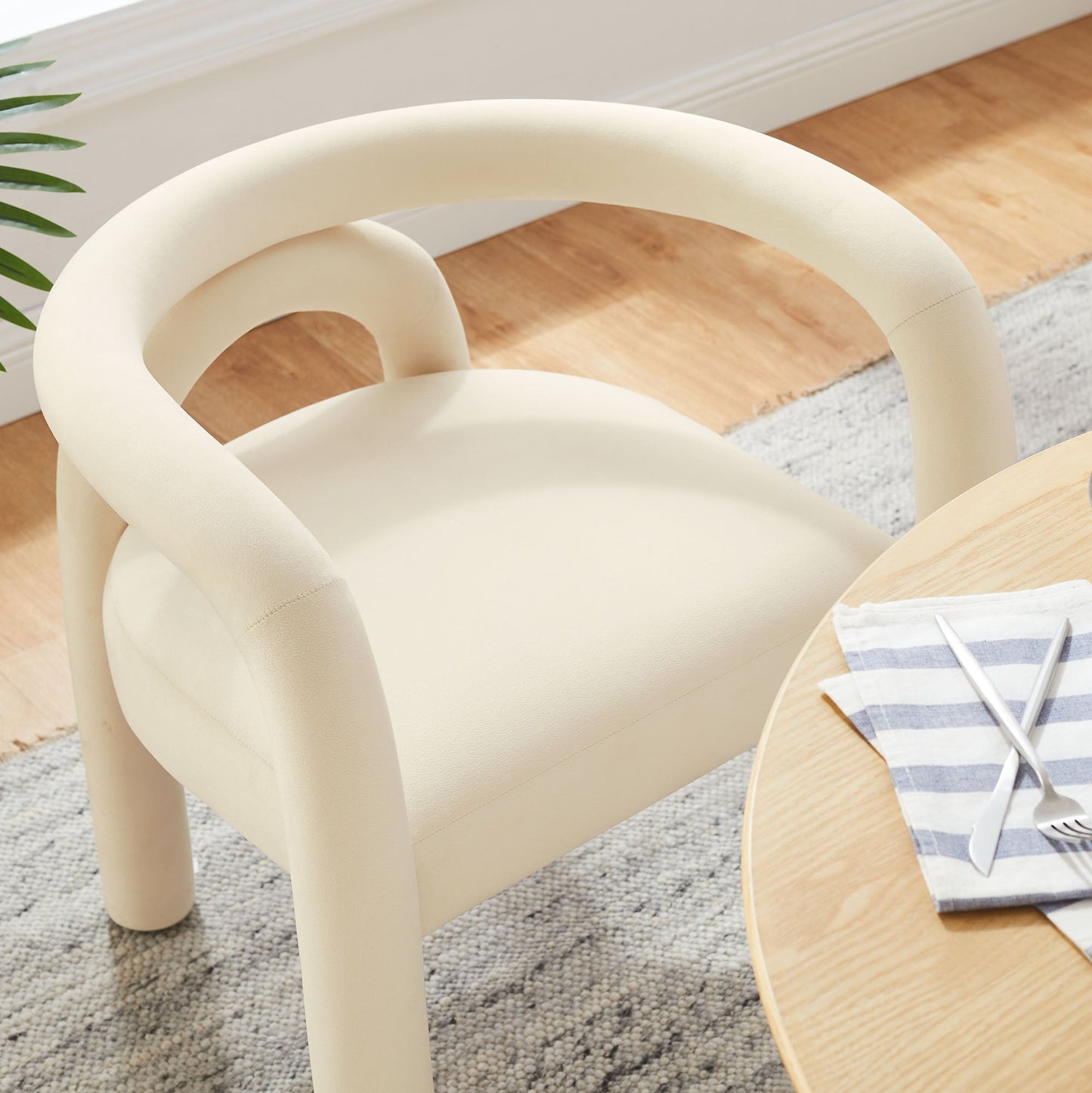 Astrid Performance Velvet Dining Chair by Modway EEI-7104-POR