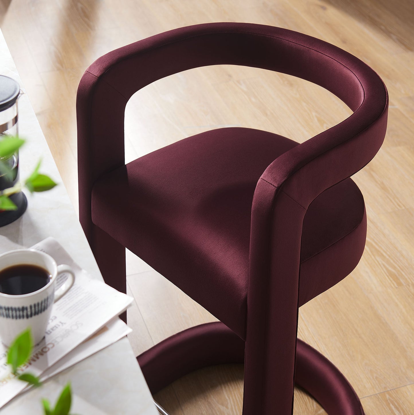 Winslow Performance Velvet Counter Stool by Modway EEI-7107-MUL