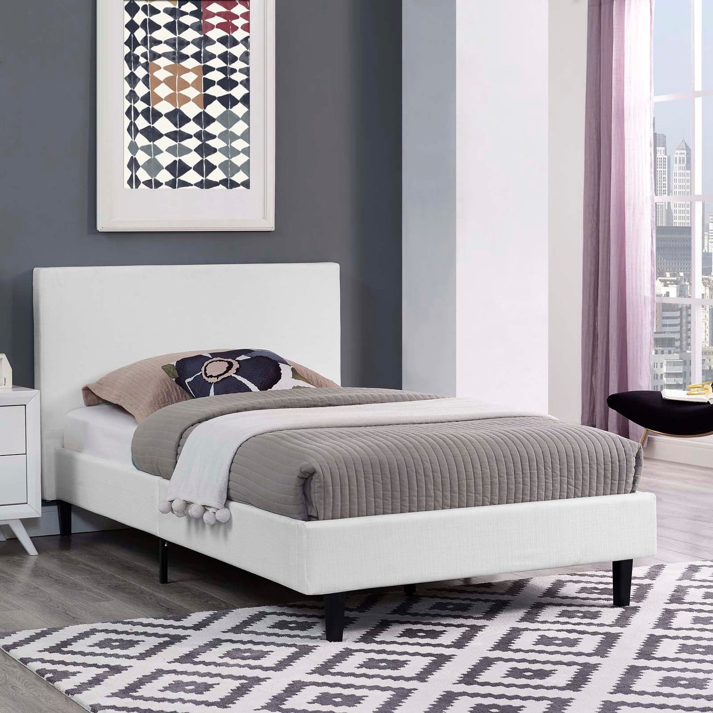 Anya Fabric Bed by Modway