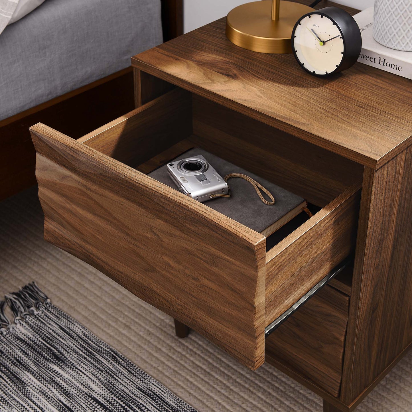 Vespera 2-Drawer Nightstand by Modway MOD-7080-WAL