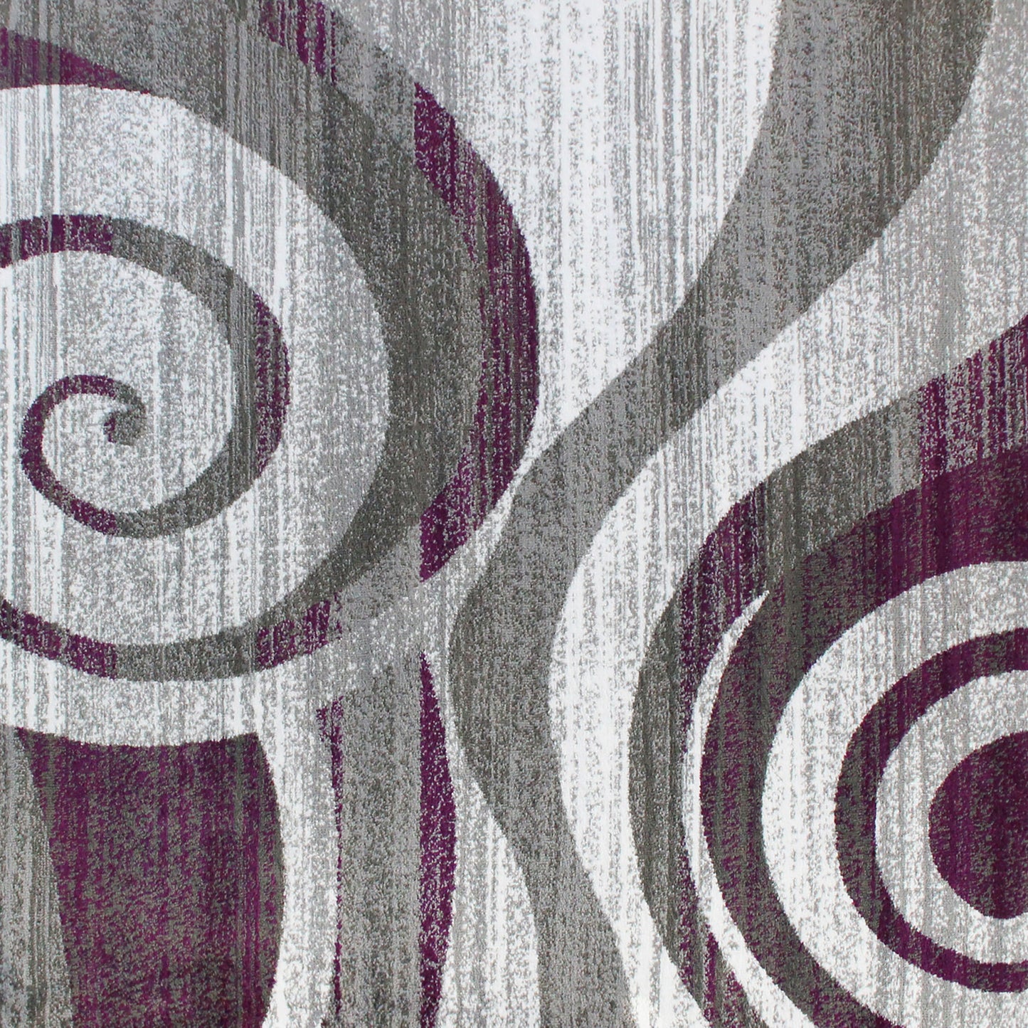 5x7 Purple Swirl Area Rug OKR-RG1103-57-PU-GG