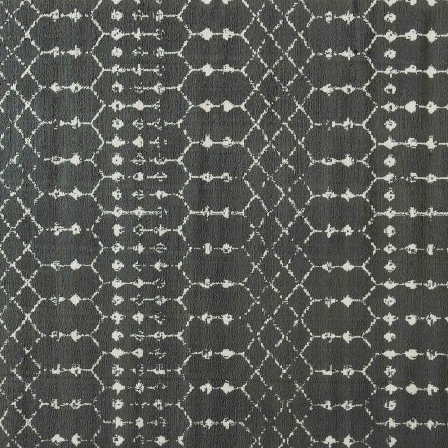 5x7 Dark Gray & Ivory Area Rug RC-CR19-1330-57-GR-GG
