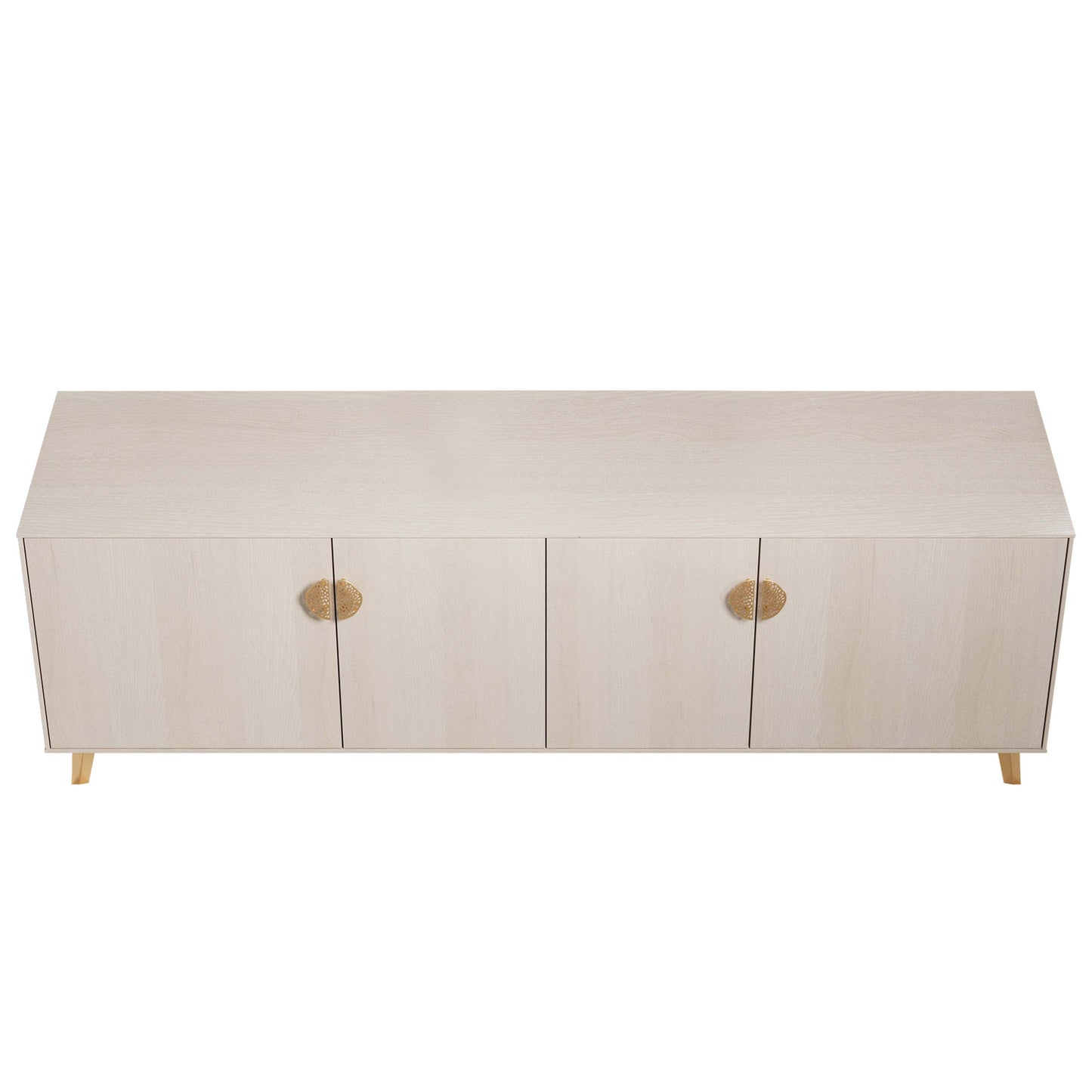 Manhattan Comfort Haley 78.7" Mid-Century Modern Sideboard in White SB002-WH