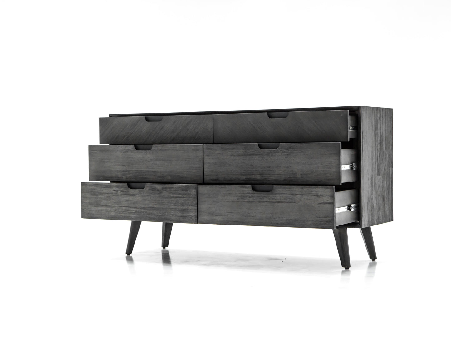 Mohave 4 Piece Acacia King Bedroom Set with Dresser and Nightstands