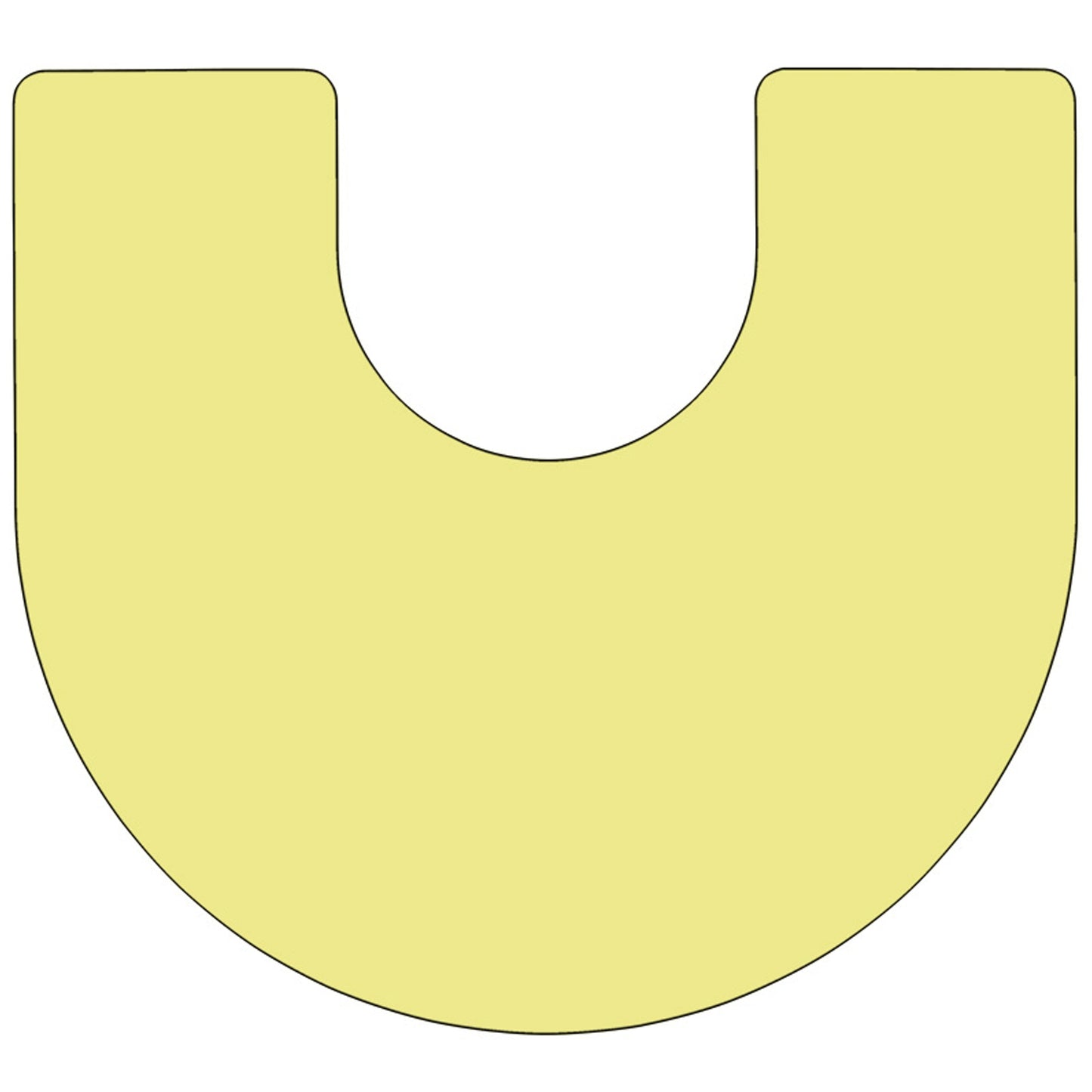60x66 HRSE Yell Activity Table XU-A6066-HRSE-YEL-T-P-CAS-GG