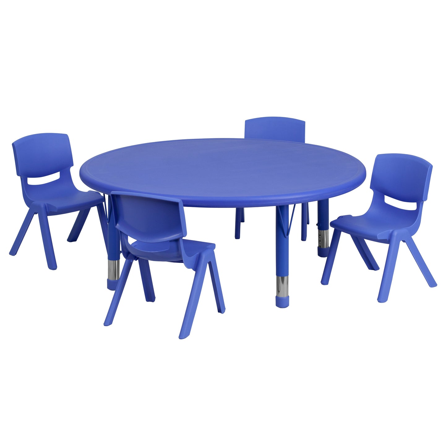45RD Blue Activity Table Set YU-YCX-0053-2-ROUND-TBL-BLUE-E-GG
