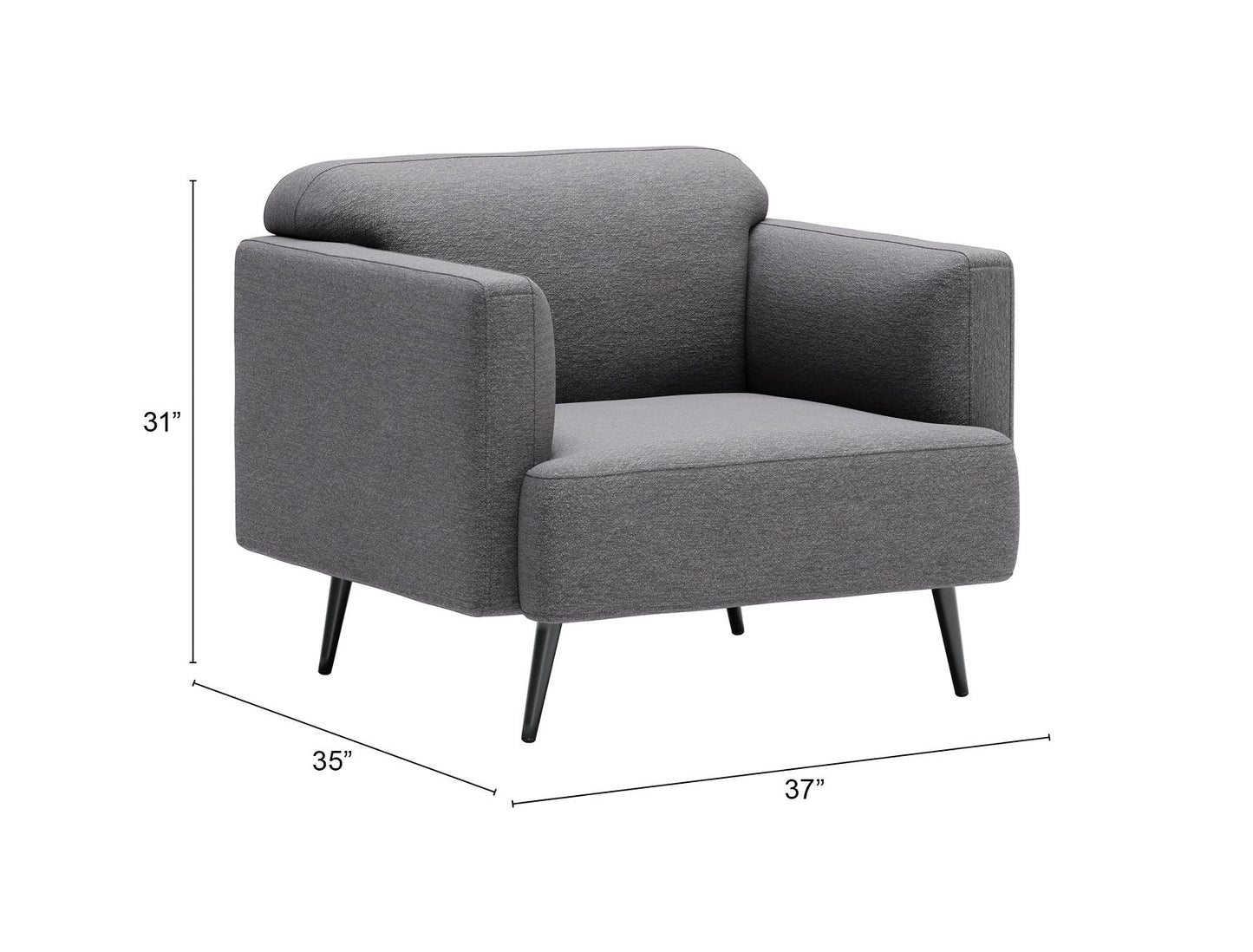 Amsterdam Arm Chair Slate