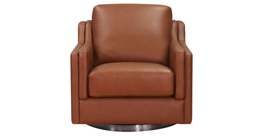 Bella Swivel Leather Chair
