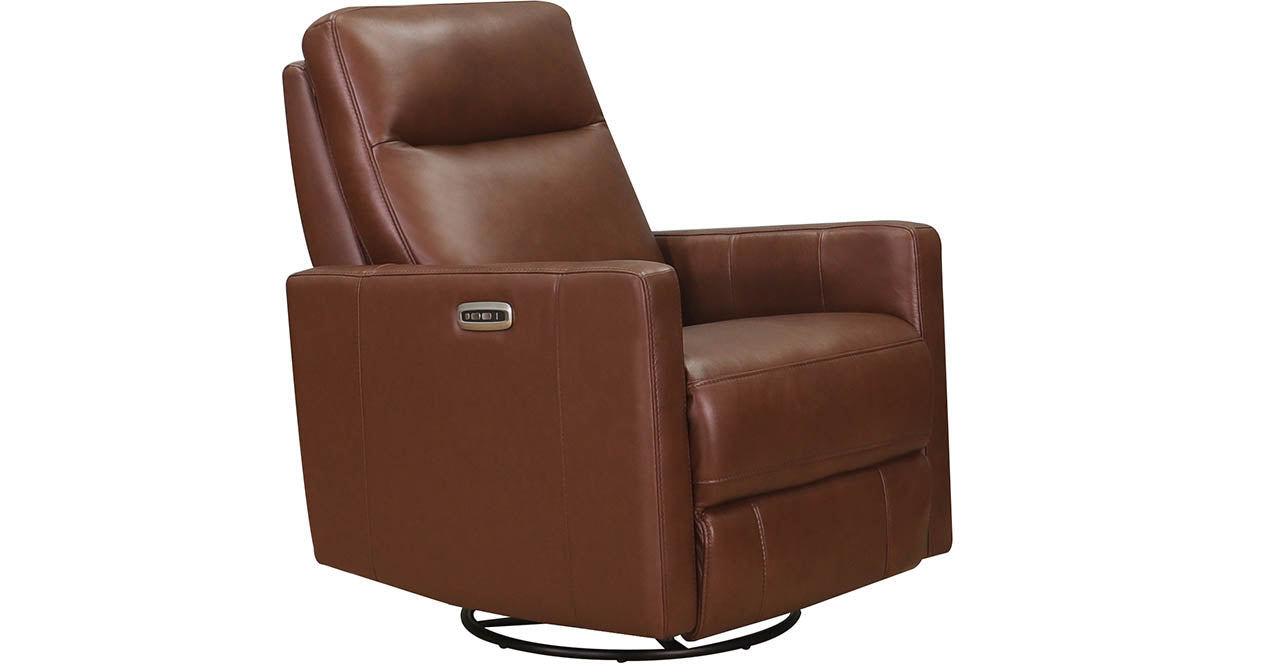 Ashby Power and Manual Headrest Recliner Collection with Swivel and Glider Options