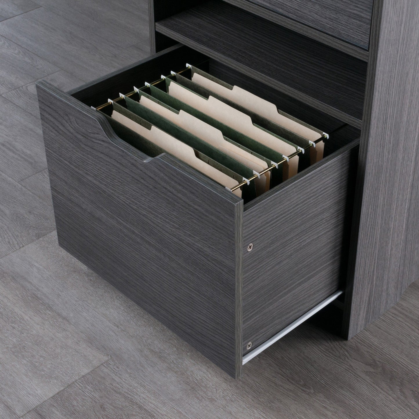 Nova Filing Storage Cabinet, Charcoal