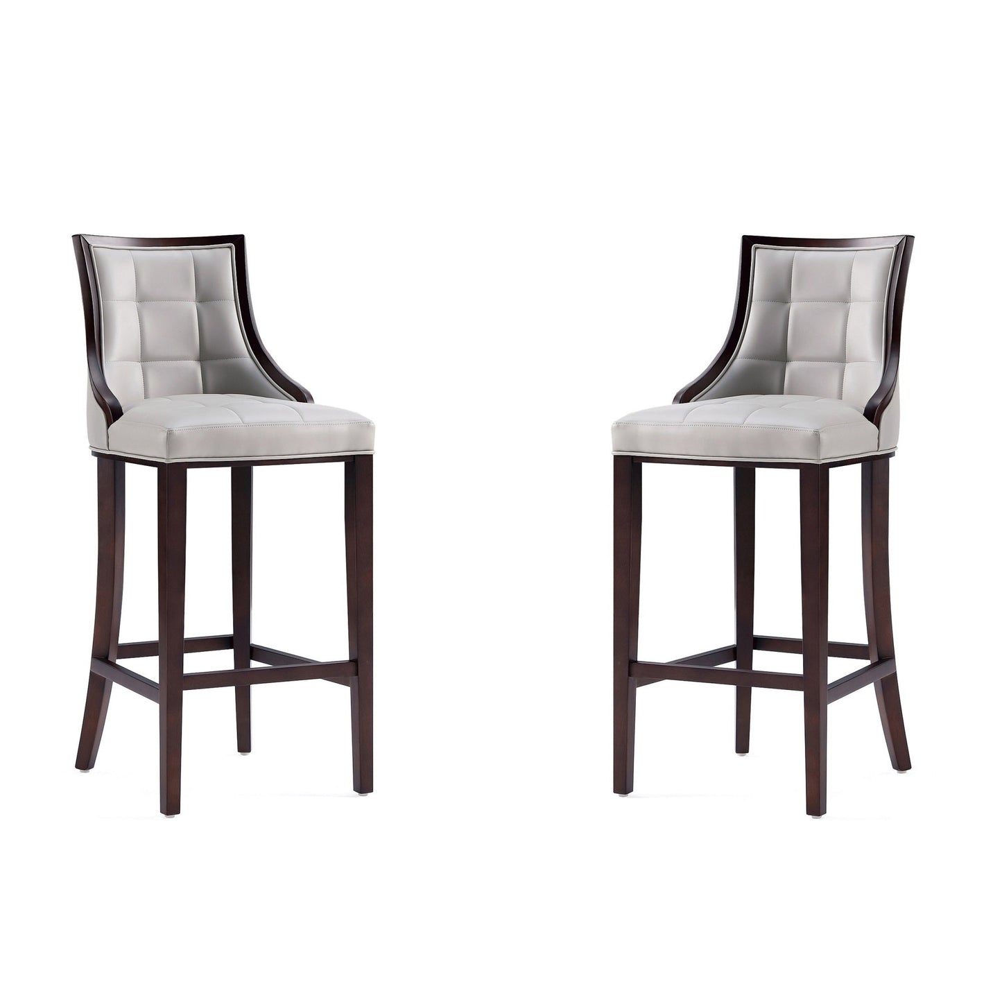 Manhattan Comfort Fifth Avenue Counter Height Bar Stool (Set of 2)