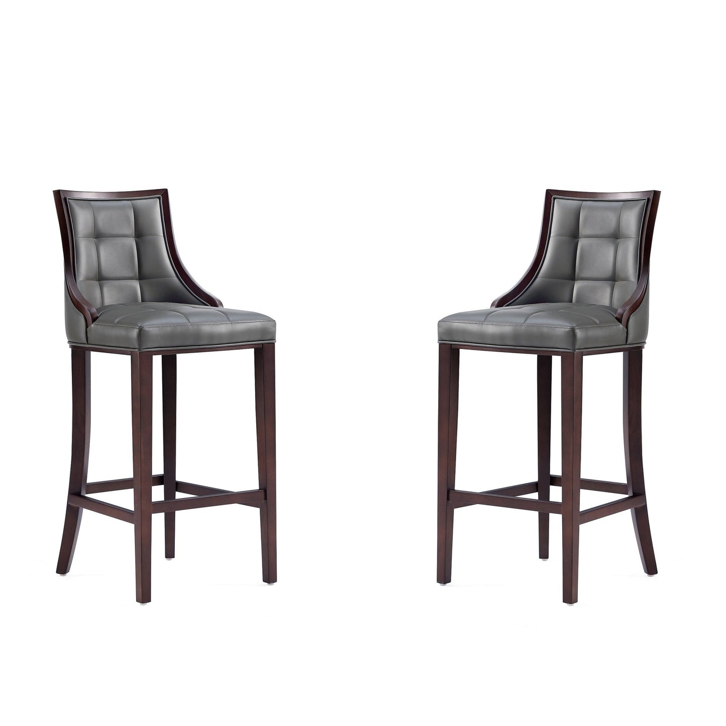 Manhattan Comfort Fifth Avenue Counter Height Bar Stool (Set of 2)