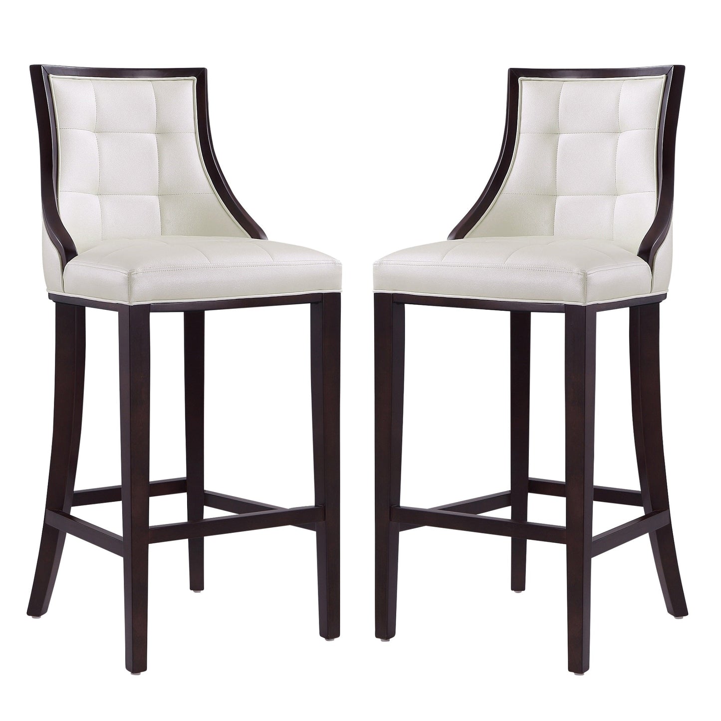 Manhattan Comfort Fifth Avenue Counter Height Bar Stool (Set of 2)