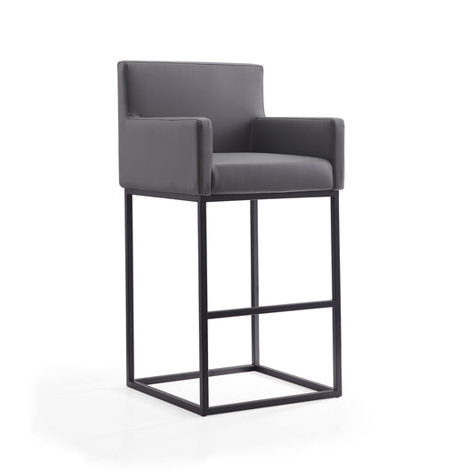 Manhattan Comfort Ambassador Metal Barstool and Counter Height Bar Stool Collection