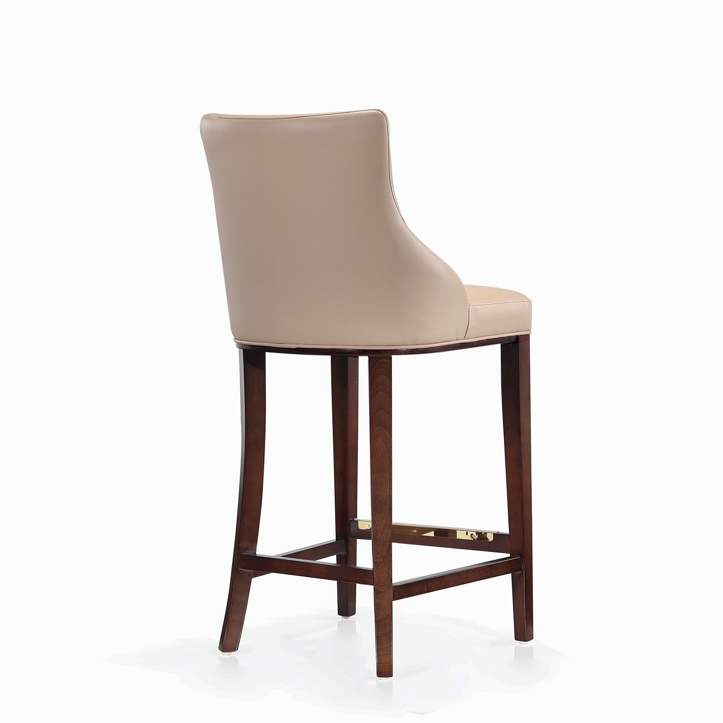 Manhattan Comfort Modern Shubert Barstool and Counter Stool with Beech Wood Legs