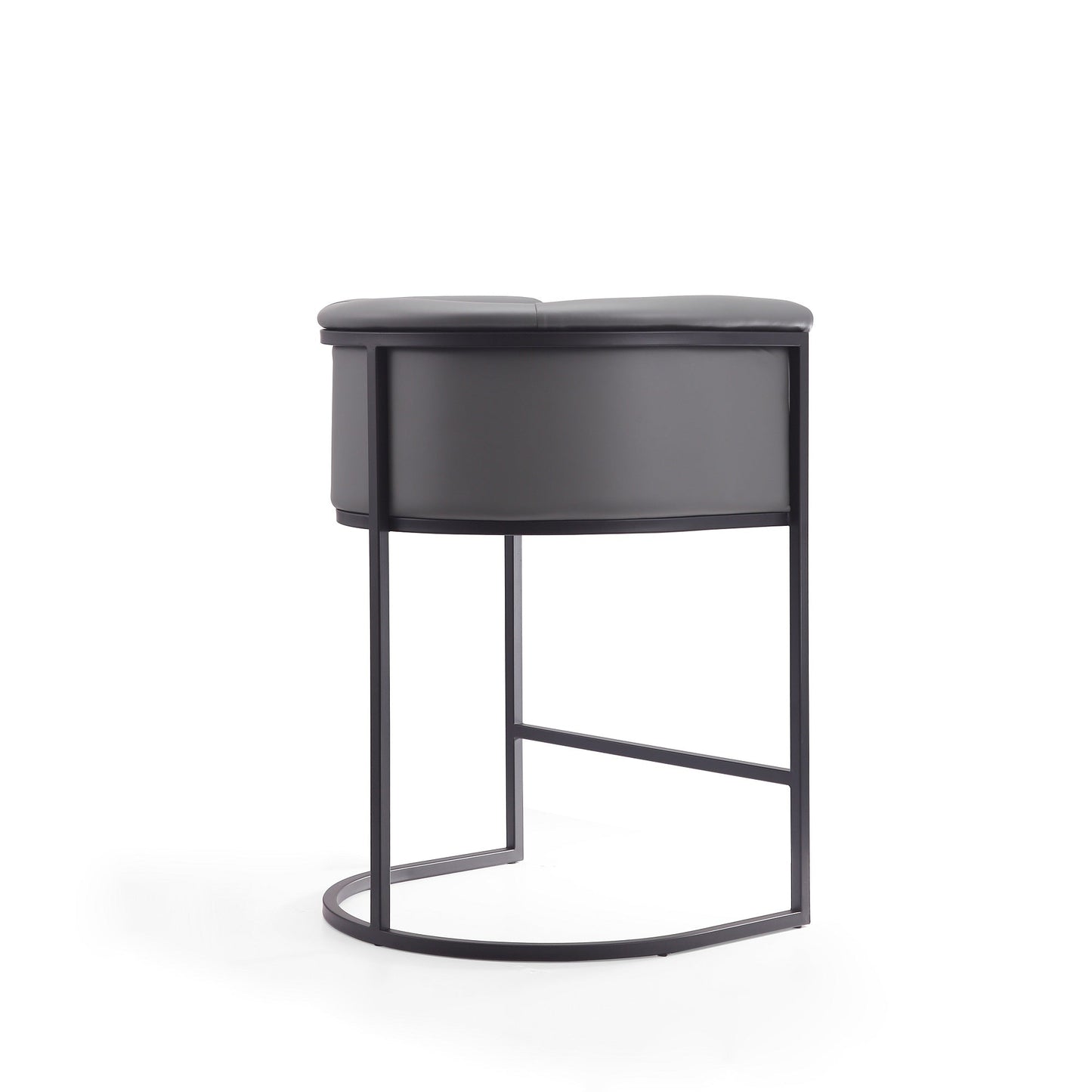 Manhattan Comfort Cosmopolitan 33.8 in. and 37.8 in. Metal Counter Height Bar Stool