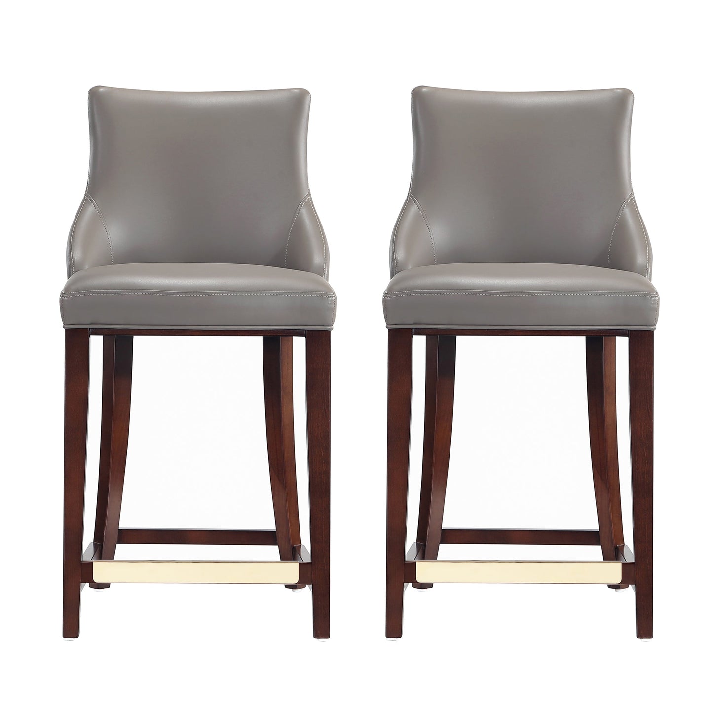 Manhattan Comfort Modern Shubert Barstool and Counter Stool with Beech Wood Legs