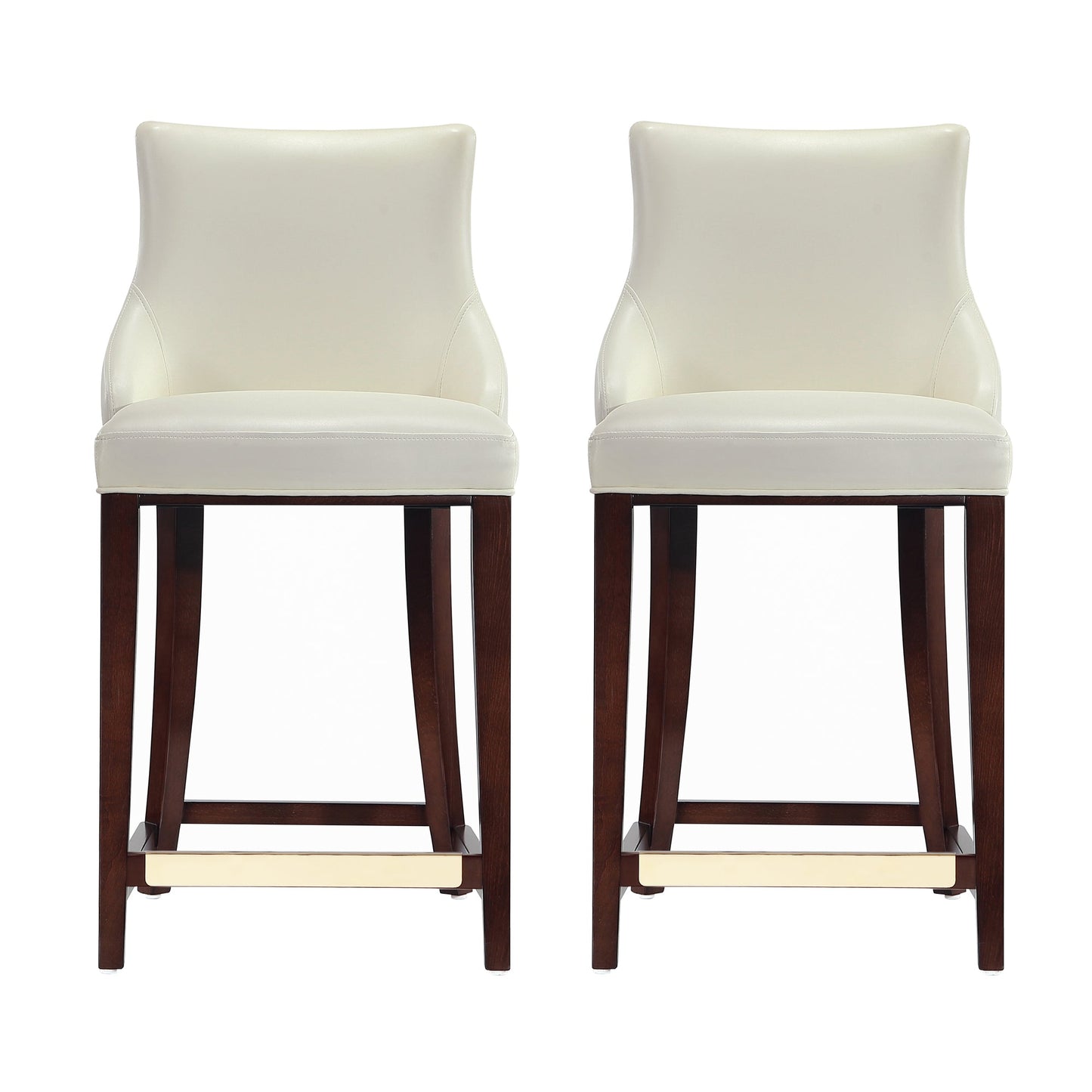 Manhattan Comfort Modern Shubert Barstool and Counter Stool with Beech Wood Legs
