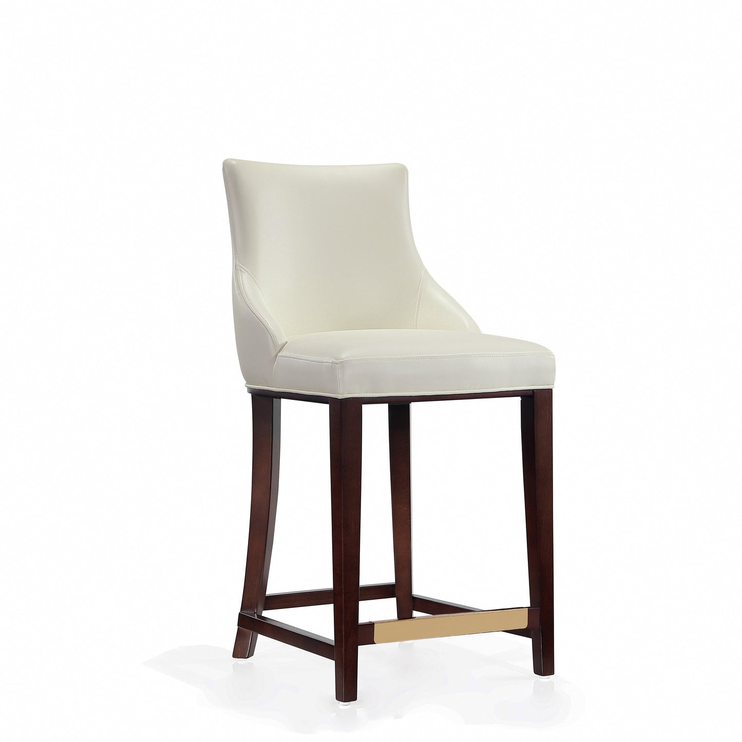 Manhattan Comfort Modern Shubert Barstool and Counter Stool with Beech Wood Legs