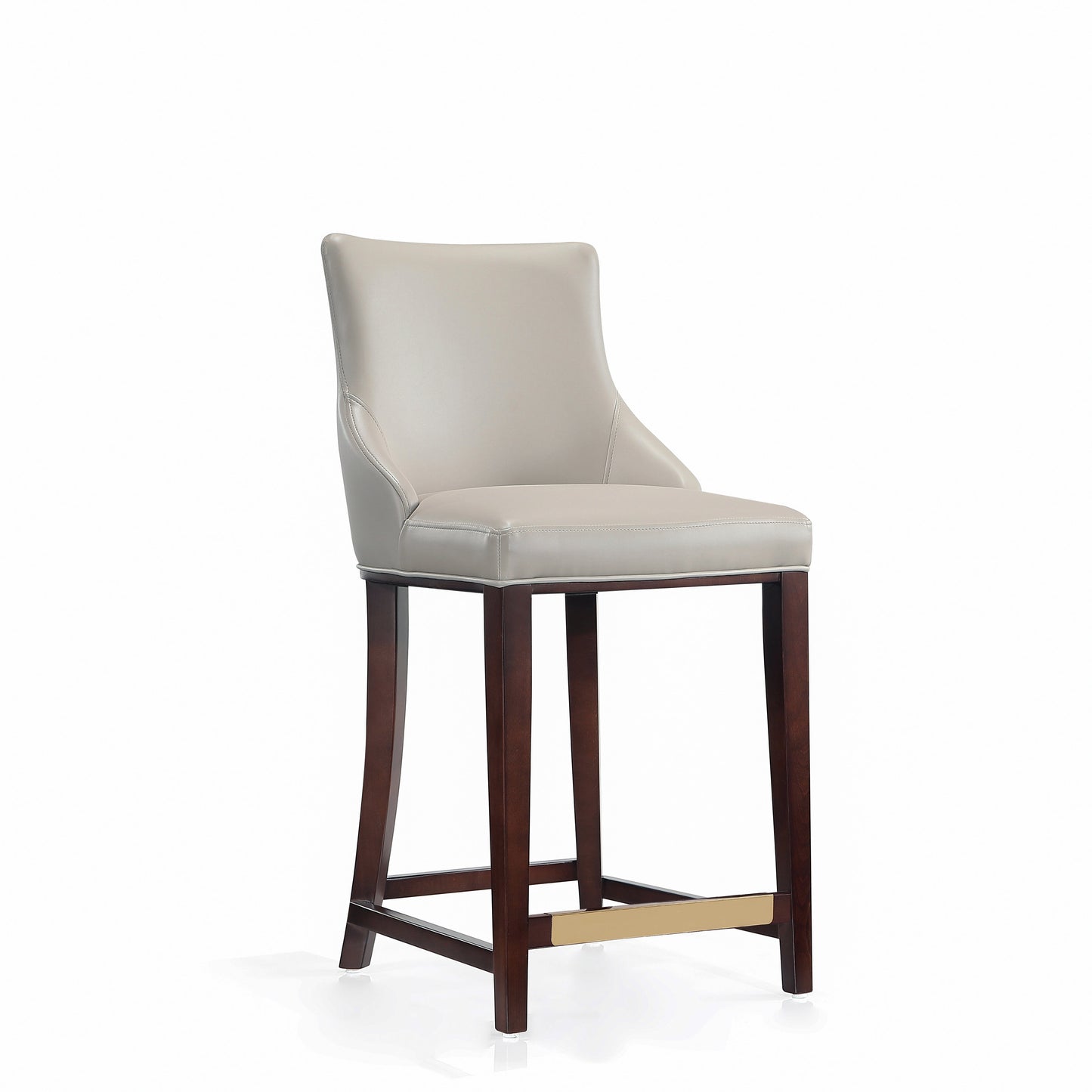 Manhattan Comfort Modern Shubert Barstool and Counter Stool with Beech Wood Legs