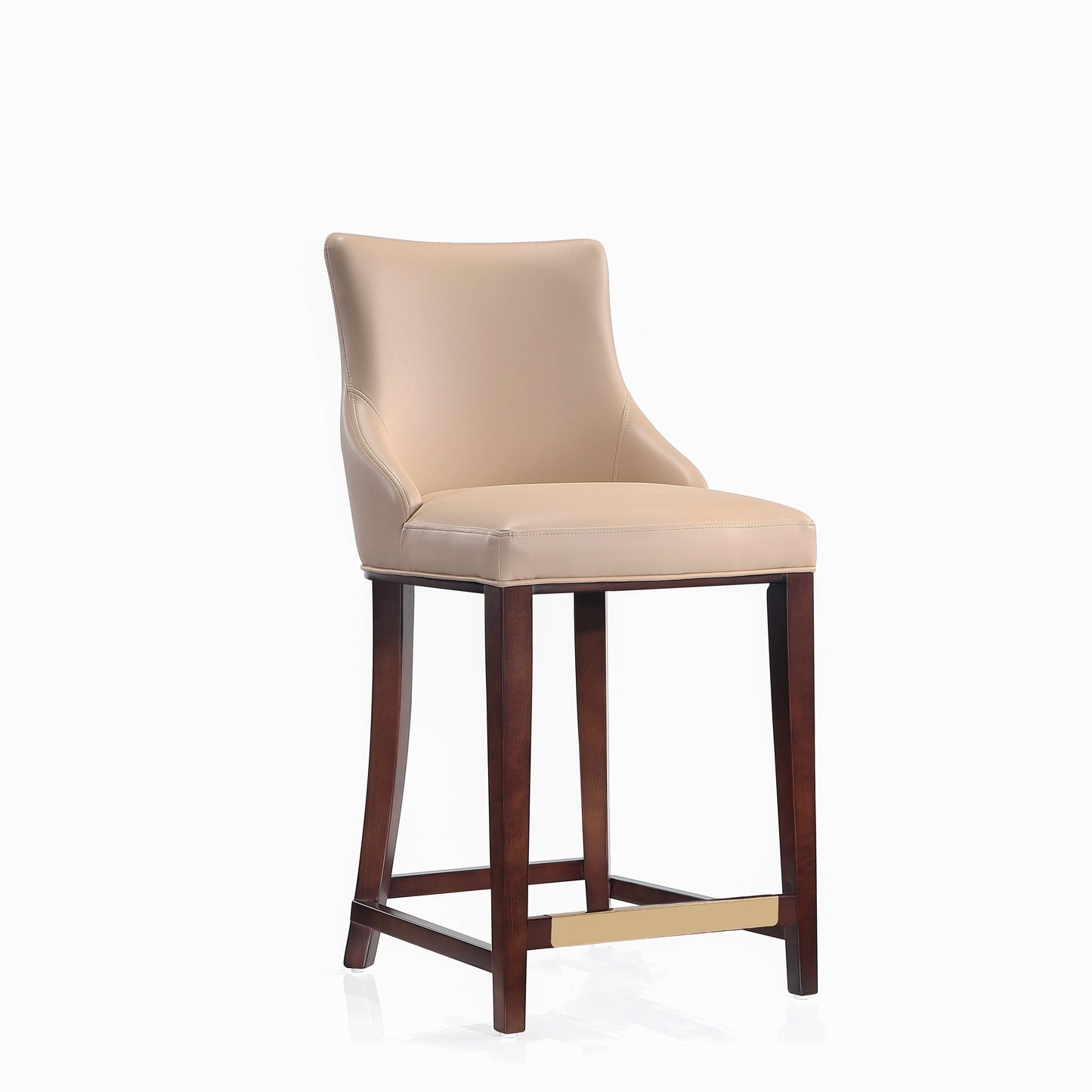 Manhattan Comfort Modern Shubert Barstool and Counter Stool with Beech Wood Legs