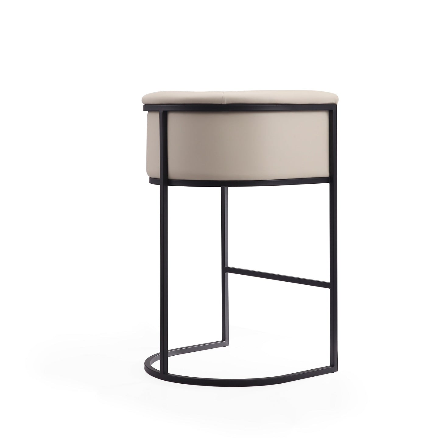Manhattan Comfort Cosmopolitan 33.8 in. and 37.8 in. Metal Counter Height Bar Stool