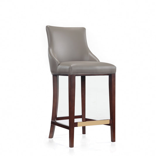 Manhattan Comfort Modern Shubert Barstool and Counter Stool with Beech Wood Legs