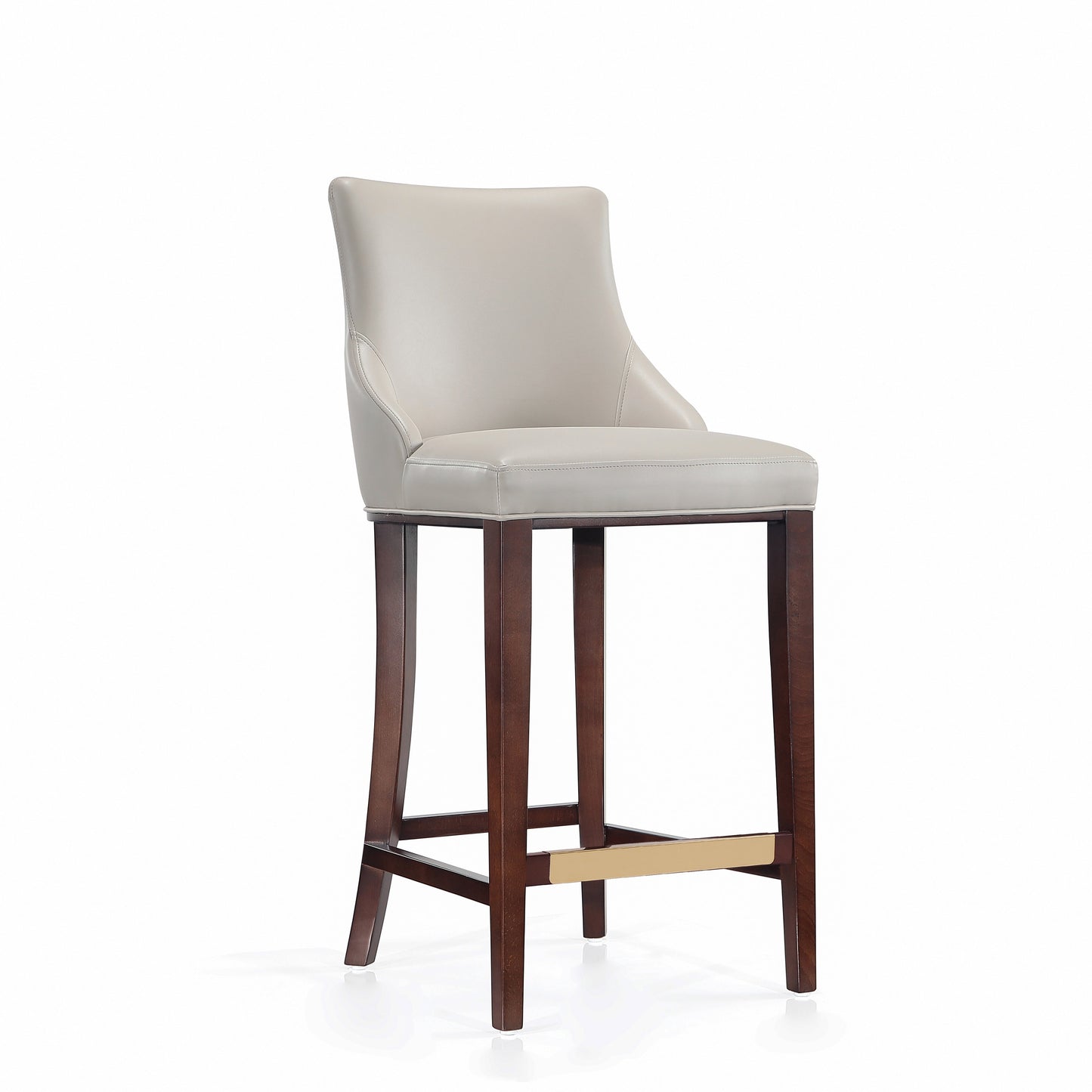 Manhattan Comfort Modern Shubert Barstool and Counter Stool with Beech Wood Legs