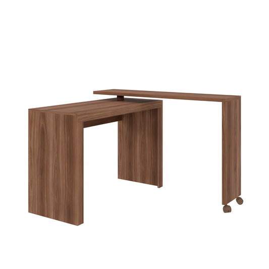 Manhattan Comfort Innovative Calabria Nested Desk in Nut Brown 33AMC164