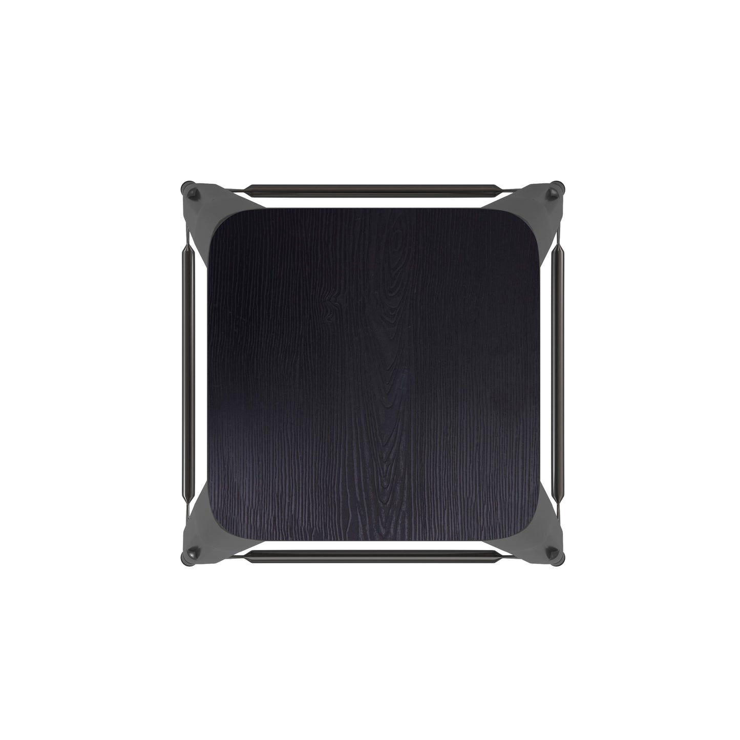 4PK 24" Black Stool-Black Seat 4-ET-31320-24-BK-R-PL2B-GG